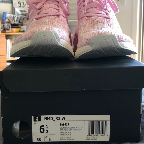 Adidas NMD R2 Wonder Pink size 6.5 - Picture 7 of 7